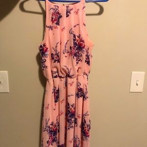 Medium Pink Floral Dress